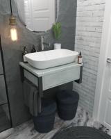 Тумба GRUNGE LOFT 60П 1в.я Бетон светлый Ц0000001582 1МАРКА