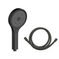 Ручной душ с шлангом, 3-х режимный цвет черный VSHN-42HMB VINCEA